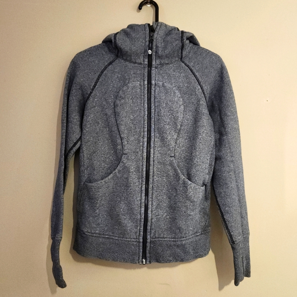 Lululemon Scuba Hoodie Size 6 Grey
